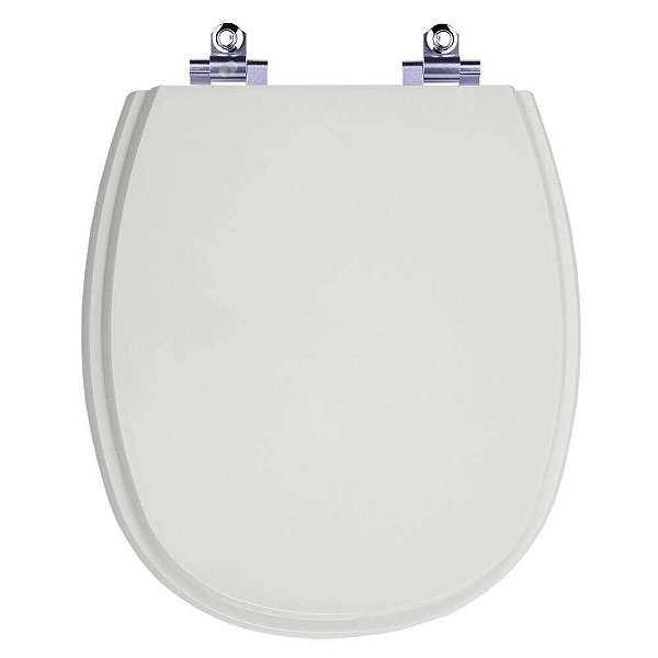 Tampa De Vaso Com Amortecedor Aspen Cinza Para Bacia Deca