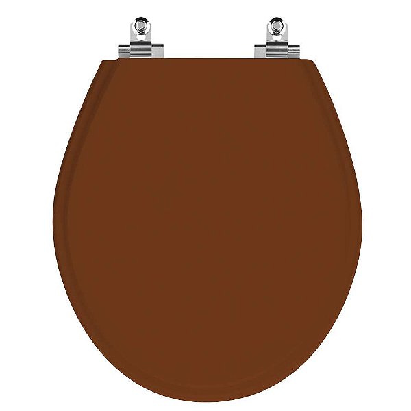 Assento Sanitário Laqueado Soft Close Carina Caramelo para vaso Ideal Standard