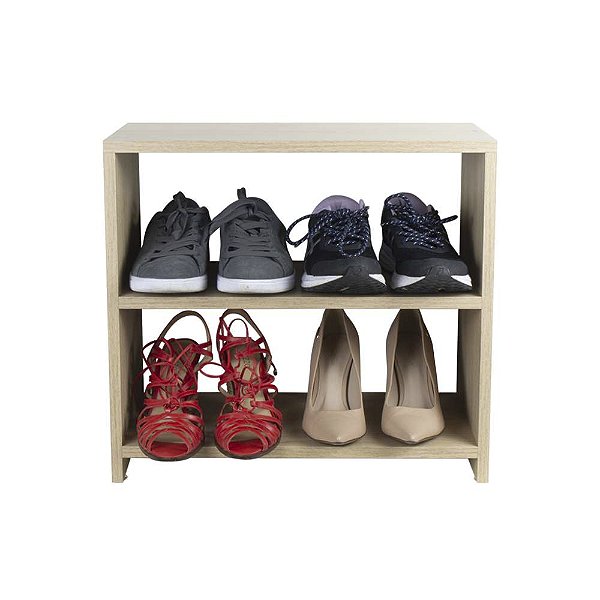 Sapateira Carvalho para Quarto Sala 50 x 40 x 25cm