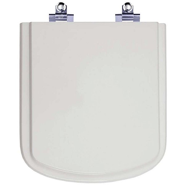 Assento Sanitário Laqueado Soft Close Bali Cinza Platina (Cinza Claro) para vaso Incepa