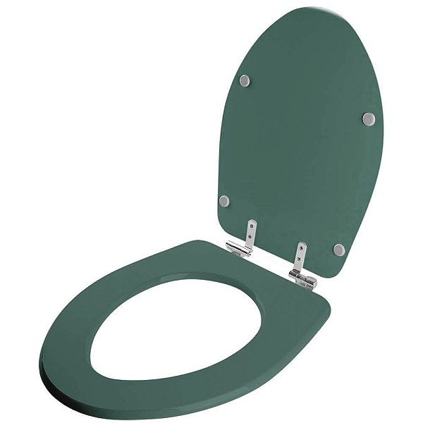 Assento Sanitário Laqueado Soft Close Victoria Verde Amazonia (Verde Escuro) para vaso Ideal Standard