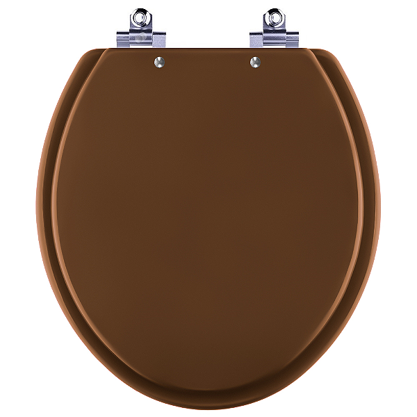 Assento Sanitário Laqueado Soft Close Flamingo Ocre (Marrom) para vaso Incepa