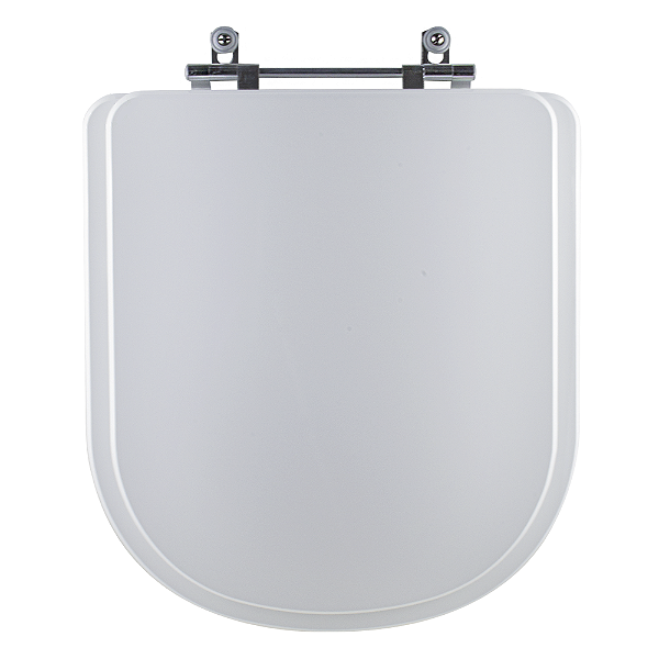 Tampa Vaso Sanitário Madeira Laqueada Life Branco para bacia Celite