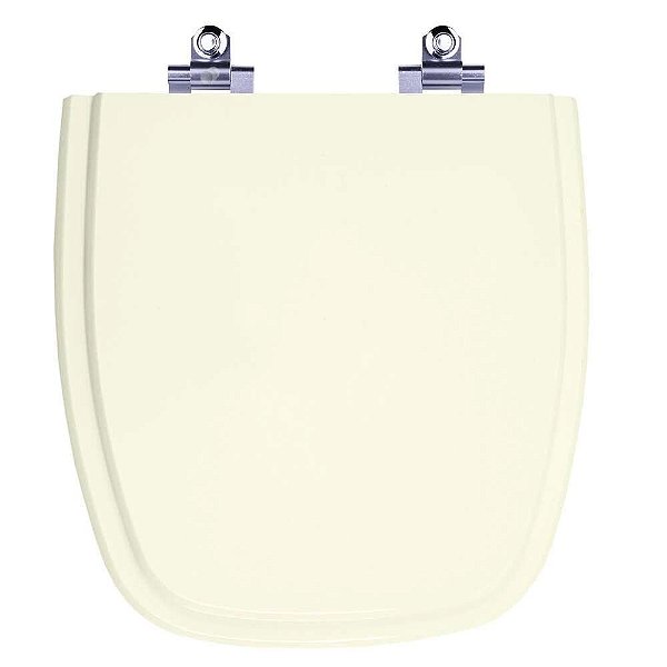 Tampa de Vaso Sanitário com Amortecedor Versato Pergamon (Bege Claro) para bacia Celite