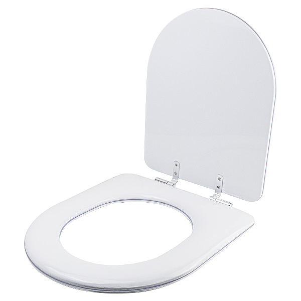 Tampa De Vaso Almofadada Com Amortecedor Nexo Branco