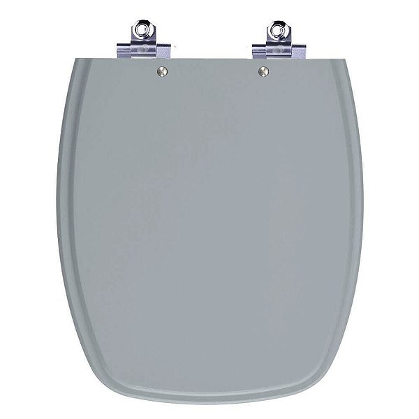 Assento Sanitário Laqueado Soft Close Stylus Cinza Perola para vaso Celite