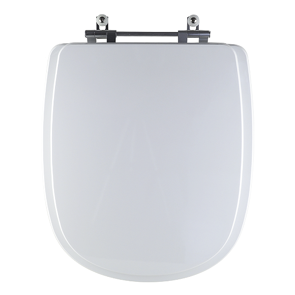 Tampa Vaso Sanitário Madeira Laqueada Dona Beja Branco para bacia Santa Clara