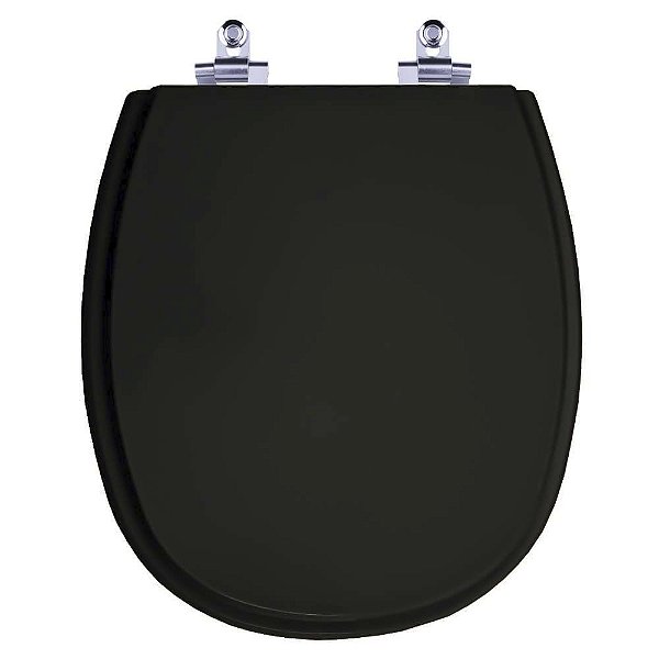 Assento Sanitario Soft Close Aspen Preto Para vaso Deca