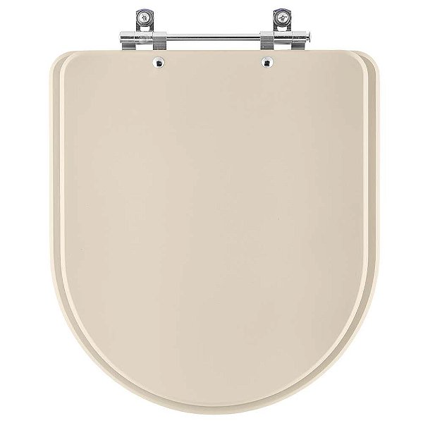 Assento Sanitário Laqueado Duomo Plus Amendoa para vaso Deca