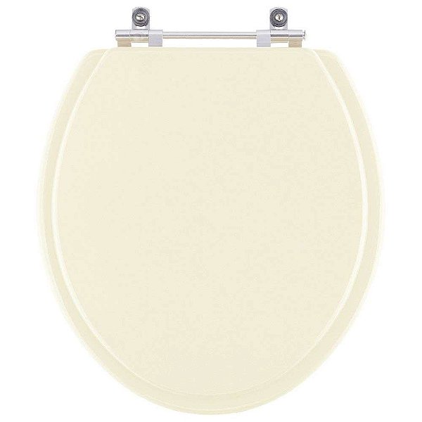 Tampa de Vaso MDF Dalia Marfim (Bege Claro) para bacia Fiori