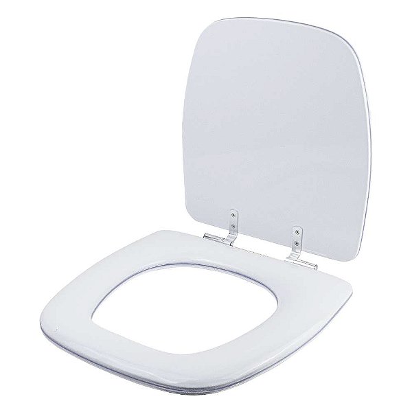 Tampa de Vaso Almofadado Soft Close Flex Branco para bacia Deca