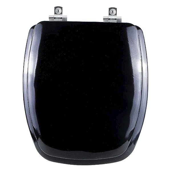 Tampa de vaso Almofadado Soft Close Stylus Preto para bacia Celite