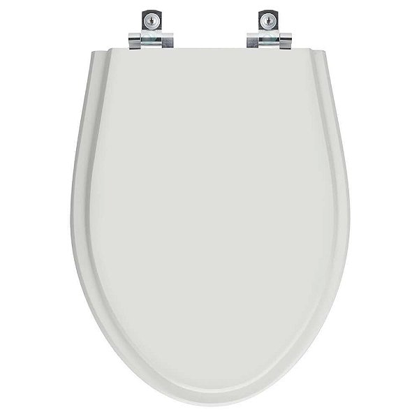 Assento Sanitário Soft Close Alpinia Cinza Claro para vaso Fiori