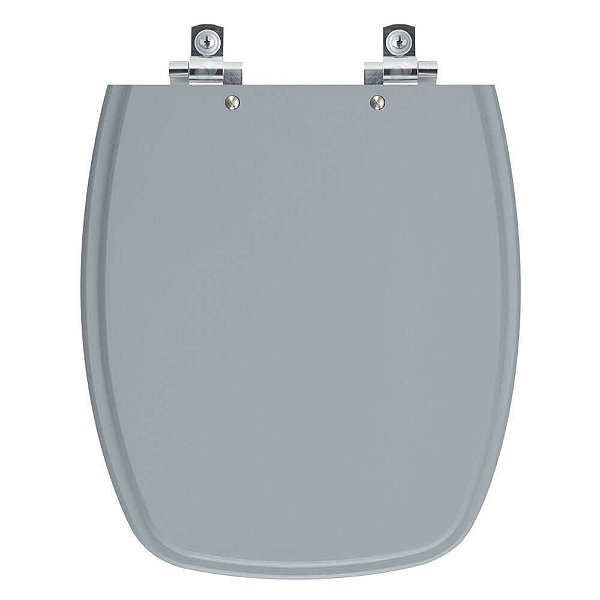 Assento Sanitário Soft Close Primula Plus Cinza Escuro para vaso Fiori