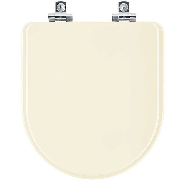 Assento Sanitário Soft Close Link Creme para vaso Deca