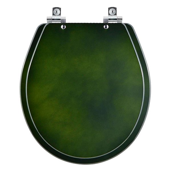 Assento Sanitário Soft Close Ravena Verde Degrade para vaso Deca