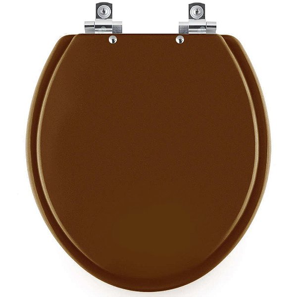 Assento Sanitário Soft Close Targa Caramelo para vaso Deca