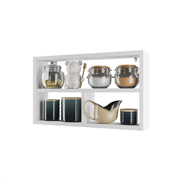 Nicho para Cozinha Copa Atenas Branco 50 x 30cm