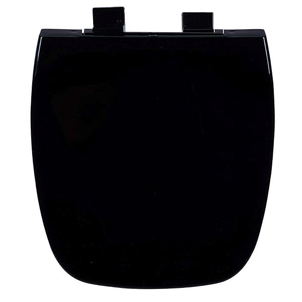 Tampa de Vaso Assento Sanitário Soft Close Astra Versato Preto para bacia Celite