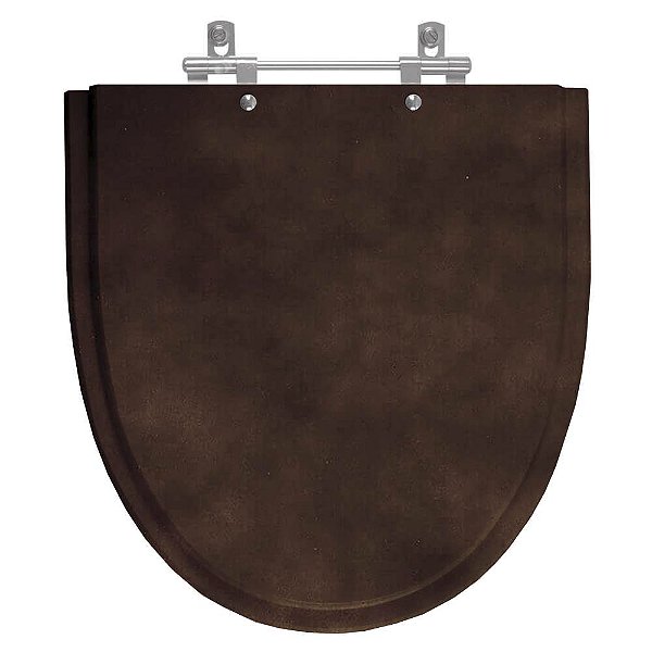 Assento Sanitário Laqueado Studio Marrom Degrade para louça Incepa