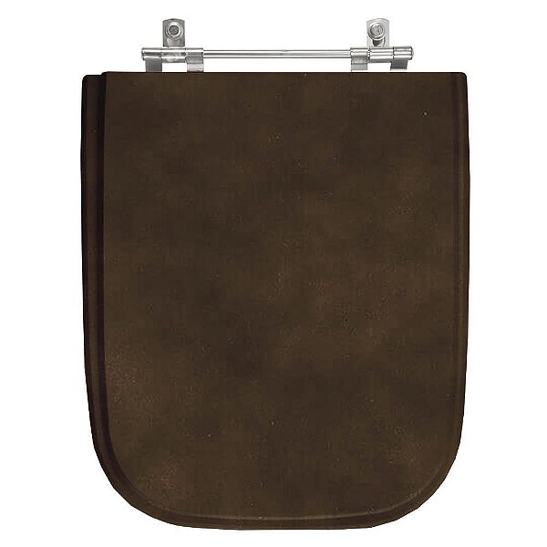 Assento Sanitário Laqueado Tivoli Marrom Degrade para vaso Ideal Standard