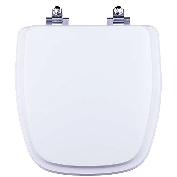 Tampa De Vaso Sanitario Com Amortecedor Like Branco Para Bacia Celite