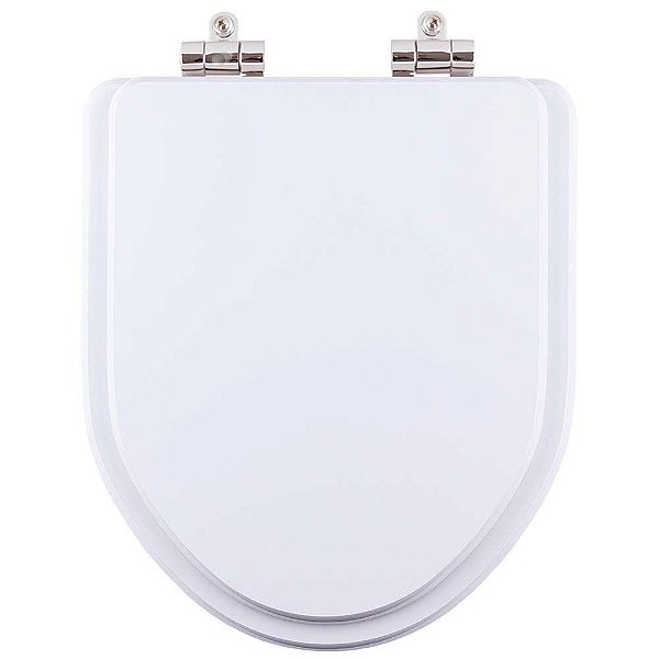 Assento Sanitário Laqueado Soft Close Gunna Branco para vaso Eternit 6lpf