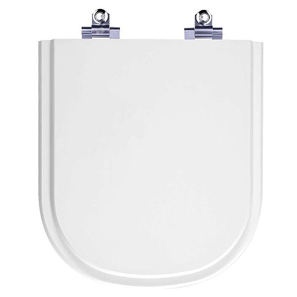 Assento Sanitário Laqueado Soft Close Square Branco para vaso Sanitex 6lpf