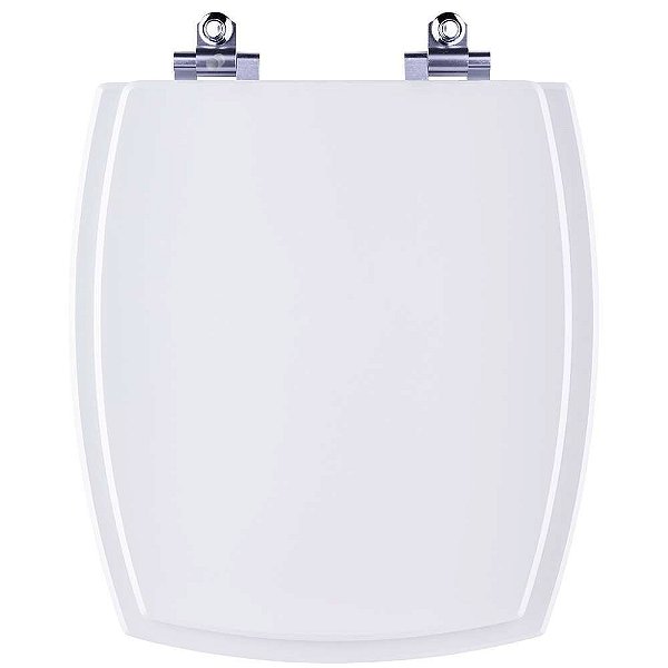 Assento Sanitário Laqueado Soft Close Anturius Branco para vaso Luzarte