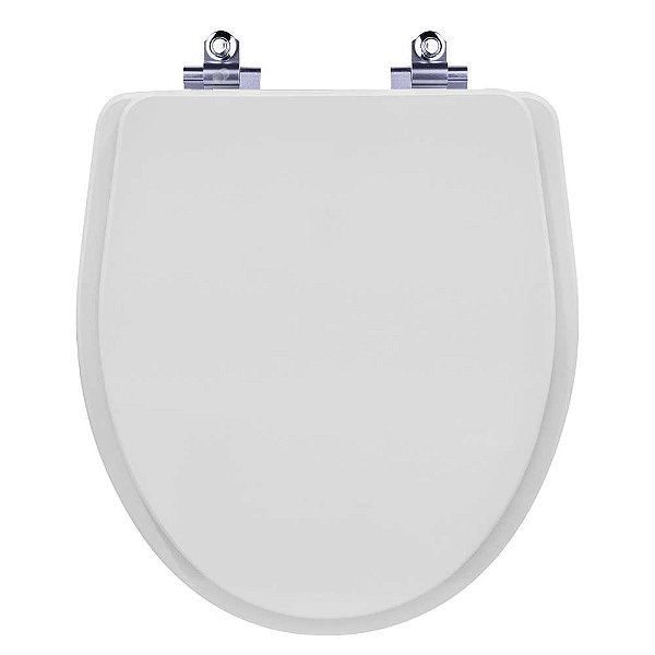 Assento Sanitário Laqueado Soft Close Victória Branco para vaso Roca
