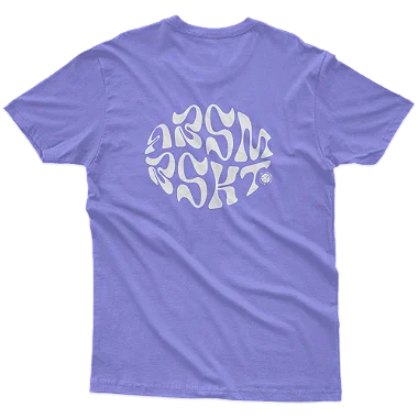 Camiseta Ecológica Abysmal "BSKT" Azul Hortência Oversized