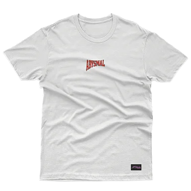 Camiseta Ecológica Abysmal "CHAMPS" Branca Oversized