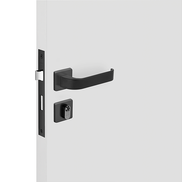 Conjunto de Fechadura | ODIN PP - PINTADO PRETO | EXTERNO