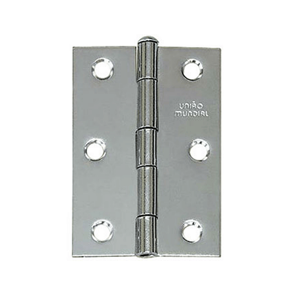 Dobradiça Aço 2 1/2" x 1 5/8" Linha Leve