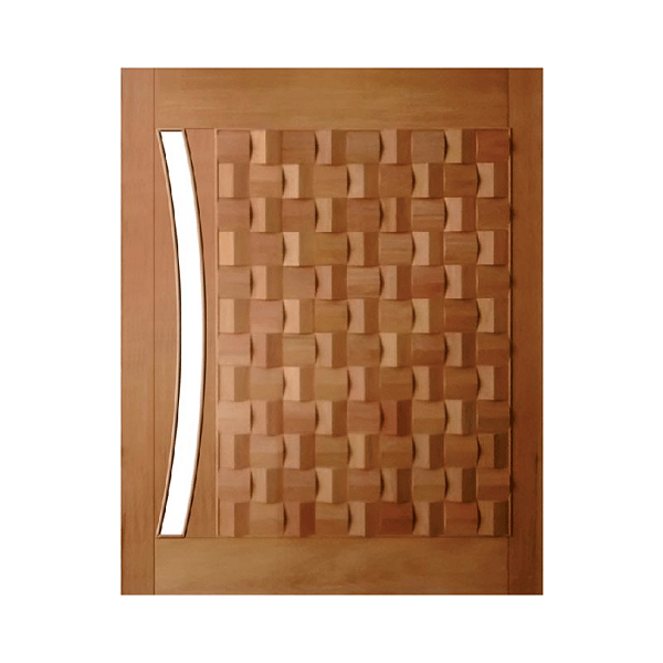 Porta Pivotante Egito para Vidro em Arco