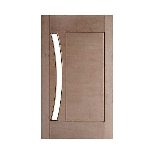 Porta Pivotante 01 Almofada para Vidro em Arco