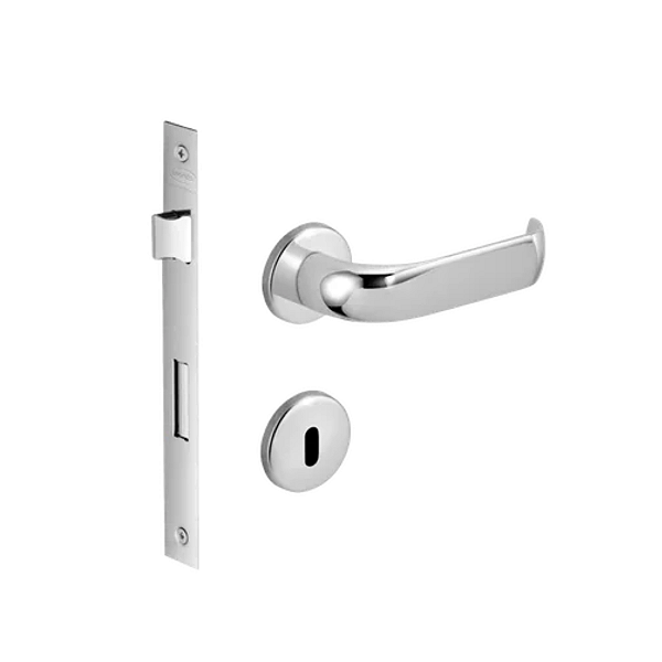 Conjunto de Fechadura | DUNA 3 CROMADO | INTERNA