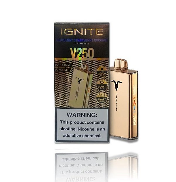 Descartável Ignite V250 Gold - 25000 puffs