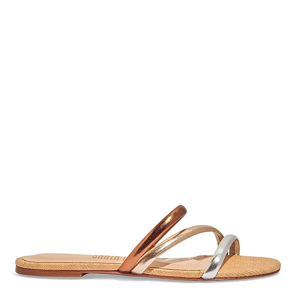 Rasteira Colorida Metalizada - Santa Lolla