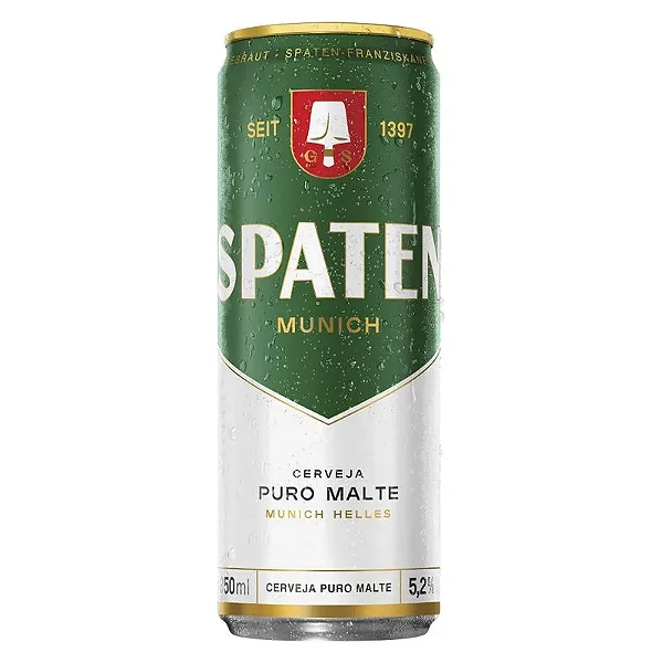 CERVEJA SPATEN - LATA 350ML