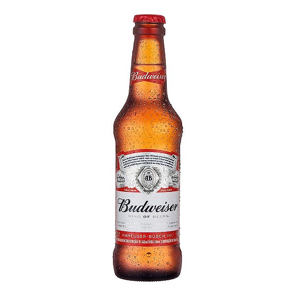 CERVEJA BUDWEISER - 330ML LONG NECK