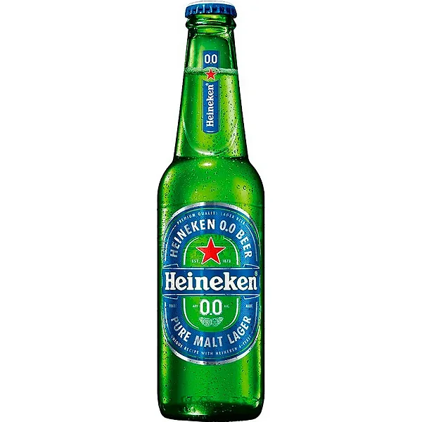 CERVEJA HEINEKEN 0.0% ZERO 330ML LONG NECK