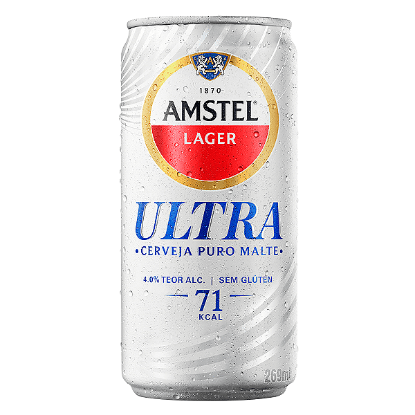 CERVEJA AMSTEL ULTRA 269ML LATA