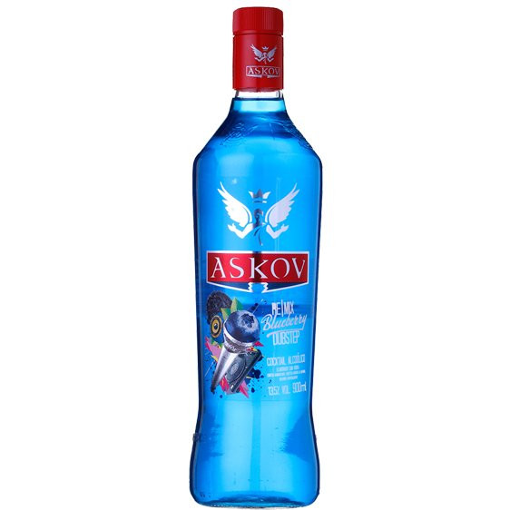 VODKA ASKOV 900ML - BLUEBERRY