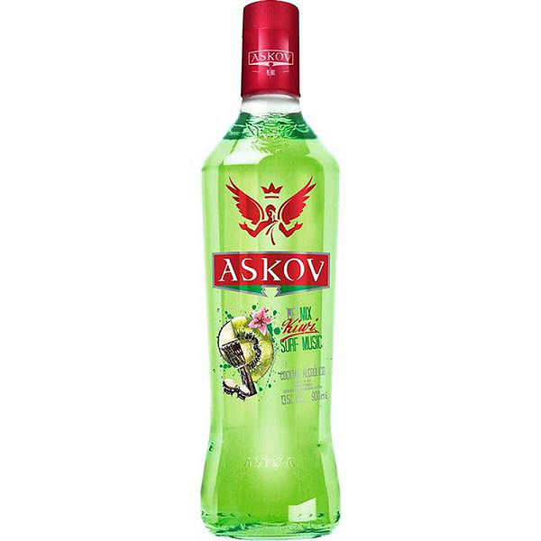VODKA ASKOV 900ML - KIWI