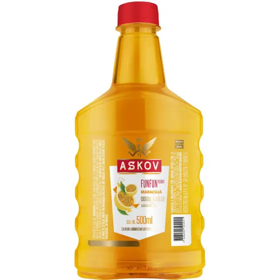 VODKA ASKOV FUN 500ML - MARACUJA