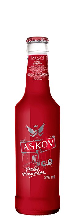 VODKA ASKOV ICE 275ML - FRUTAS VERMELHAS