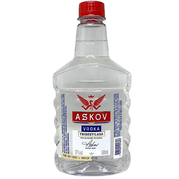 VODKA ASKOV FUN 500ML - BRANCA