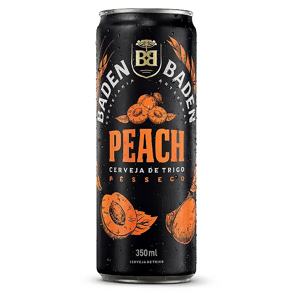 CERV BADEN PEACH 350ML LATA