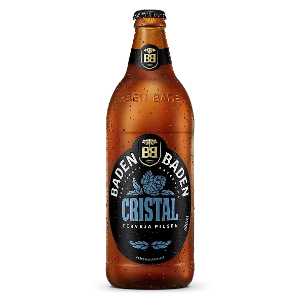 CERV BADEN PILSEN CRISTAL 600ML GARRAFA